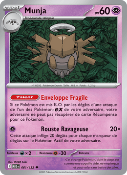 Munja 061/188 Pokémon Méga-Évolution (ME01)