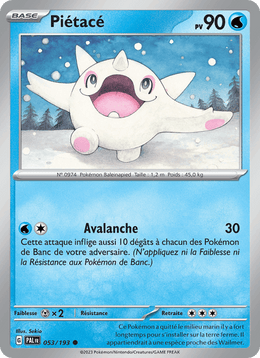 Piétacé 053/279 Pokémon Évolutions à Paldea (EV02)