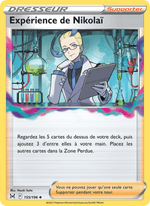 Expérience de Nikolaï 155/217 Pokémon Origine Perdue (LOR)