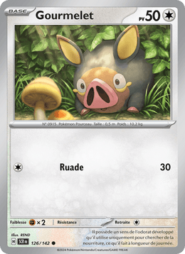 Gourmelet 126/175 Pokémon Couronne Stellaire (EV07)