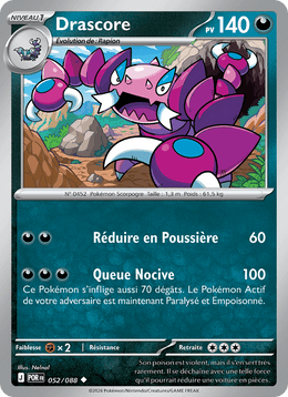 Drascore 052/124 Pokémon Équilibre Parfait (ME03)