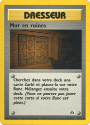 Mur en ruines 74/75 Pokémon Neo Discovery (N2)
