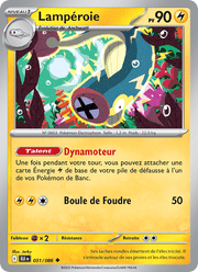 Lampéroie 031/172 Pokémon Foudre Noire (BLK)