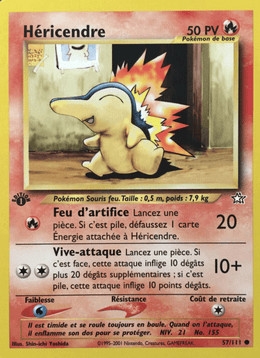 Héricendre 57/111 Pokémon Neo Genesis (N1)