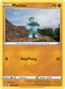 Machoc 086/217 Pokémon Origine Perdue (LOR)