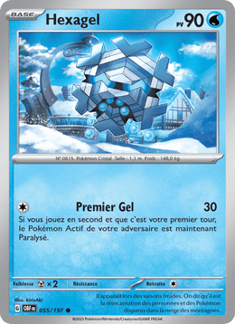 Hexagel 055/230 Pokémon Flammes Obsidiennes (EV03)