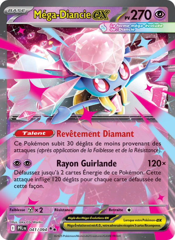 Méga-Diancie-ex - Mega Diancie ex - Flammes Fantasmagoriques 041