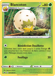 Blancoton 21/216 Pokémon Épée et Bouclier