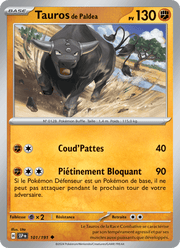 Tauros de Paldea 101/252 Pokémon Étincelles Déferlantes (EV08)