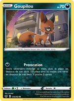 Goupilou 125/216 Pokémon Épée et Bouclier