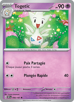 Togetic 084/230 Pokémon Flammes Obsidiennes (EV03)