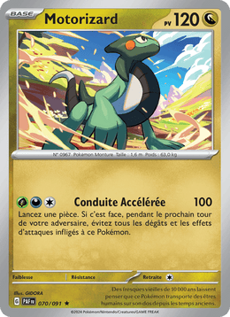 Motorizard 070/245 Pokémon Destinées de Paldea (EV4.5)