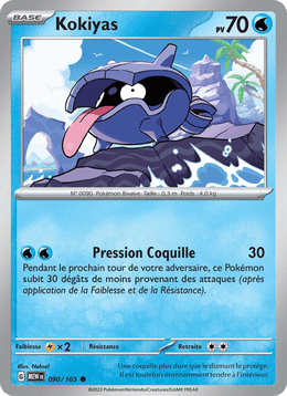 Kokiyas 090/207 Pokémon 151 (MEW)
