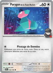 Porygon de la Team Rocket 153/244 Pokémon Rivalités Destinées (EV10)