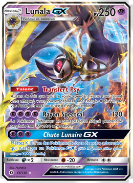 Lunala GX 66/163 — Pokémon Soleil et Lune (SUM)