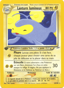 Lanturn lumineux 23/113 Pokémon Neo Destiny (N4)