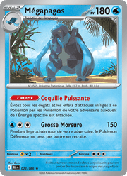 Mégapagos 023/172 Pokémon Foudre Noire (BLK)