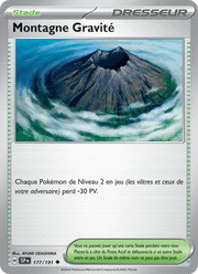 Montagne Gravité 177/252 Pokémon Étincelles Déferlantes (EV08)