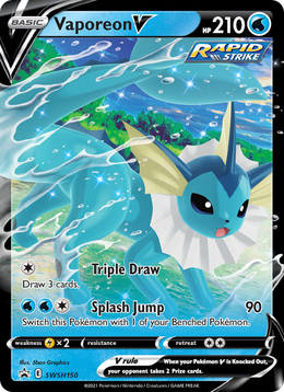 Aquali V SWSH150/PROMO — Pokémon Promo Épée et Bouclier (SWSHP)