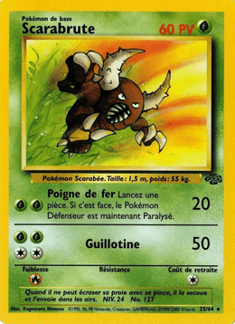 Scarabrute 25/64 Pokémon Jungle (JU)