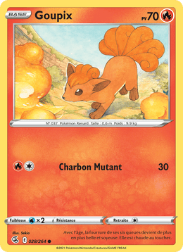 Goupix 28/284 Pokémon Poing de Fusion (FST)