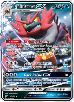 Félinferno GX 97/196 — Pokémon Duo de Choc (TEU)