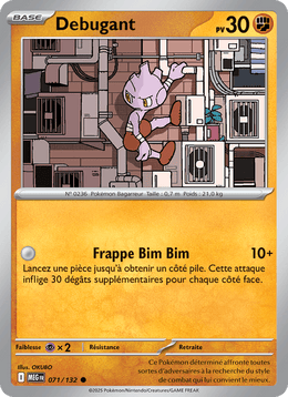 Debugant 071/188 Pokémon Méga-Évolution (ME01)