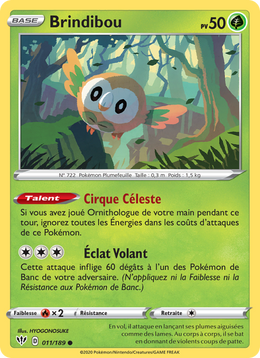 Brindibou 11/201 Pokémon Ténèbres Embrasées