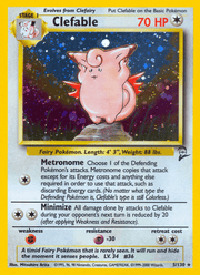 Clefable 5/130 Pokémon Base Set 2 (B2)