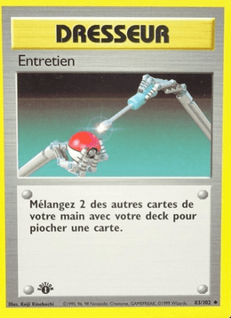 Entretien 83/102 Pokémon Set de Base (BS)