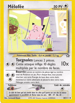 Mélofée 30/111 Pokémon Neo Genesis (N1)
