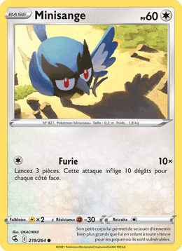 Minisange 219/284 Pokémon Poing de Fusion (FST)
