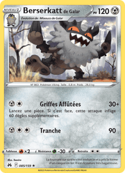 Berserkatt de Galar 085/160 Pokémon Zénith Suprême (CRZ)