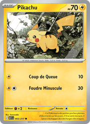 Pikachu 055/295 Pokémon Héros Transcendants (ME2.5)