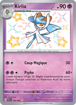 Kirlia - Kirlia - Destinées de Paldea 154