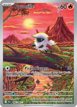 Pyronille 099/86 — Pokémon Foudre Noire (BLK)