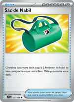 Sac de Nabil 147/190 Pokémon Aventures Ensemble (EV09)