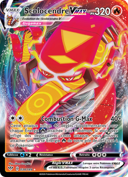 Scolocendre VMAX 34/201 Pokémon Ténèbres Embrasées