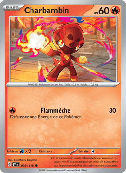 Charbambin 039/258 Pokémon Écarlate et Violet (EV01)
