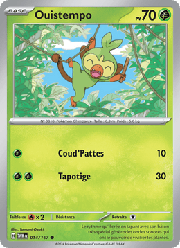 Ouistempo 014/226 Pokémon Mascarade Crépusculaire (EV06)