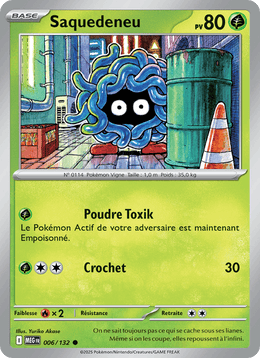Saquedeneu 006/188 Pokémon Méga-Évolution (ME01)