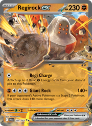 Regirock-ex 101/244 — Pokémon Rivalités Destinées (EV10)