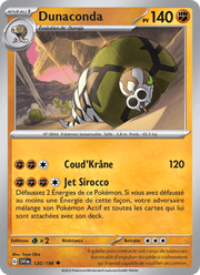 Dunaconda 120/258 Pokémon Écarlate et Violet (EV01)
