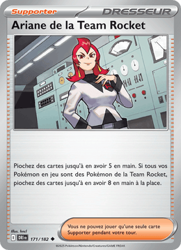 Ariane de la Team Rocket 171/244 Pokémon Rivalités Destinées (EV10)
