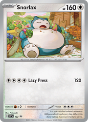 Ronflex 122/PROMO — Pokémon Promo Écarlate et Violet (SVP)