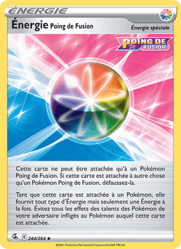 Énergie Poing de Fusion 244/284 Pokémon Poing de Fusion (FST)