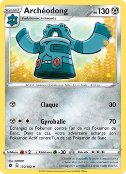 Archéodong 130/209 Pokémon Clash des Rebelles