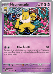 Hypnomade 017/99 Pokémon Fable Nébuleuse (EV6.5)
