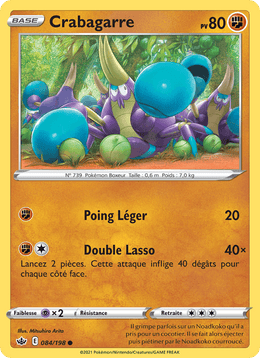 Crabagarre 84/233 Pokémon Règne de Glace (CRE)