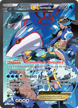 Kyogre-EX de la Team Aqua 6/34 — Pokémon Double Danger (DCR)